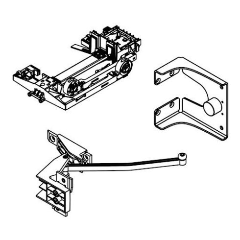 Hawa Folding Concepta III 20/25 Pull, csúszó-beállító készlet, jobb