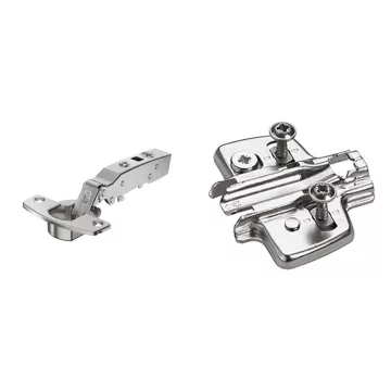   Hettich Sensys 110° ráütődő pánt rugó nélküli TH 52 x 5,5 + excenteres talp 0mm facsavarral