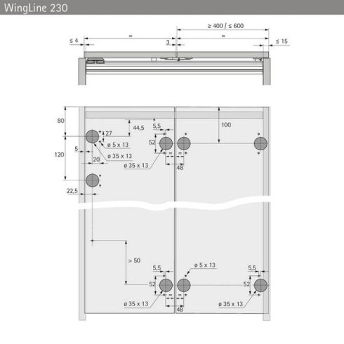 WingLine 230, running component