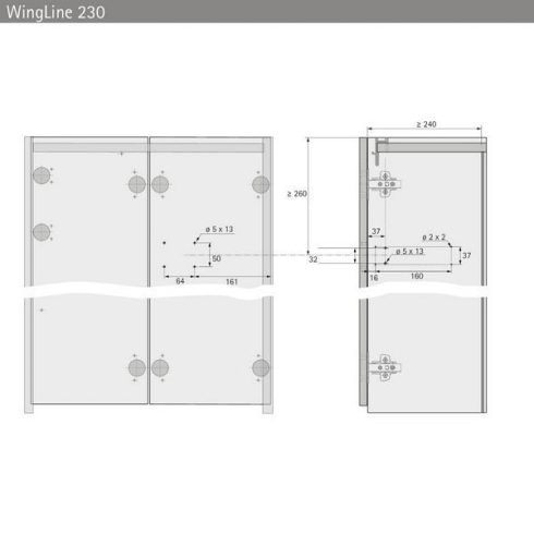 WingLine 230, running component