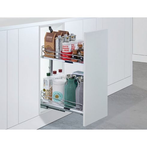 Arena CLASSIC csúszásmentes klipszes polc, 350 x 462 x 106   mm, krómozott