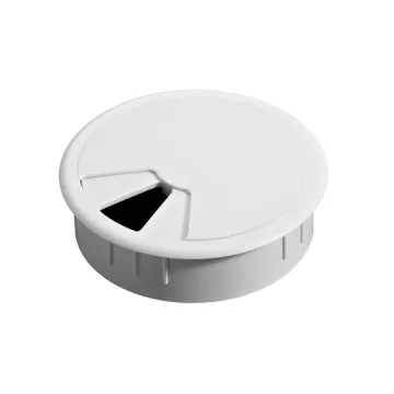 Kábelbevezetés, ø 80 mm, fehér