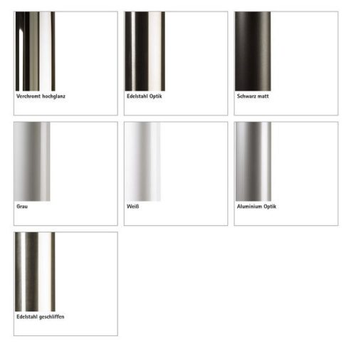 Szett Efua , ø 60 mm x 710 mm - 740 mm, matt fekete