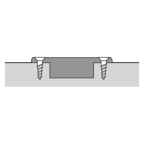 125° Intermat pánt (Intermat 9944), ráütődő, Nyitásszög 125°, TH-furatkép 52 x 5,5 mm, csavaros rögzítéshez (-)