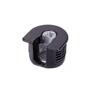   Excentrikus összekötő vasalat VB 35 / 16 a 16 mm polcok perem nélkül, fekete