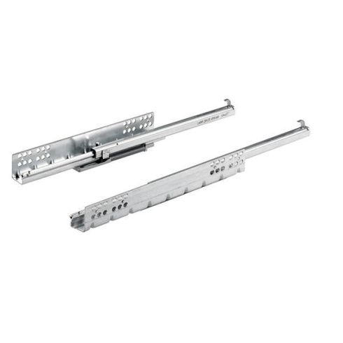 Quadro 25 Silent System csillapítással, dugós szerelés, EB 20 (fiók oldalprofil vastagság ≤ 16mm), 500 mm, jobb