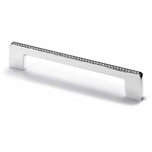 Fogantyú Opera, drill hole spacing 160  mm, L 200 mm, W 8,5 mm, H 33 mm, fényes krómozott