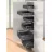   ArciTech Fiók oldalprofil, Fiók oldalprofil magassága 94 mm x NL 650 mm, antracit, bal