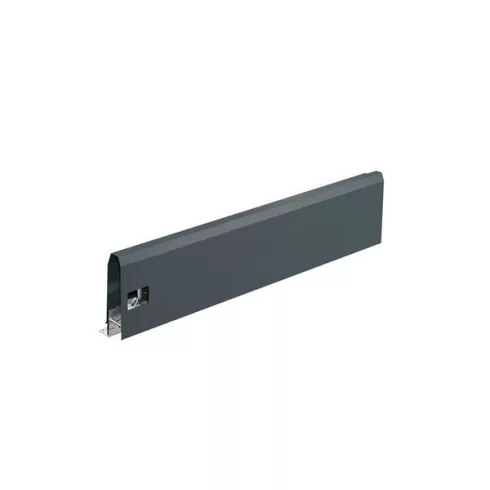 ArciTech Fiók oldalprofil, Fiók oldalprofil magassága 126 mm x NL 450 mm, antracit, jobb