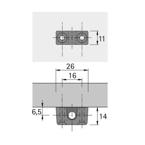 Hengeres espagnolette zár, Prestige 2000 Z23, ø 18 mm, csavaros szereléshez, 15 mm, 20 mm