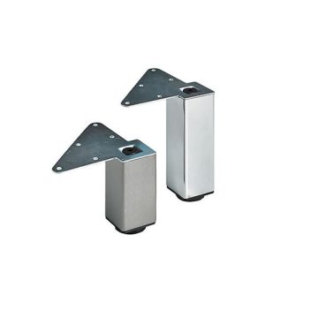   Bútorállvány Kaleo SQN 46, 150 mm ezüst polírozott, krómozott