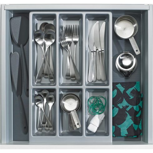 OrgaTray 470, 550 mm, ezüst