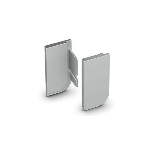 Tartozékok Canis L, set of closed end caps, W 23 mm, H 52 mm, alumínium imitáció