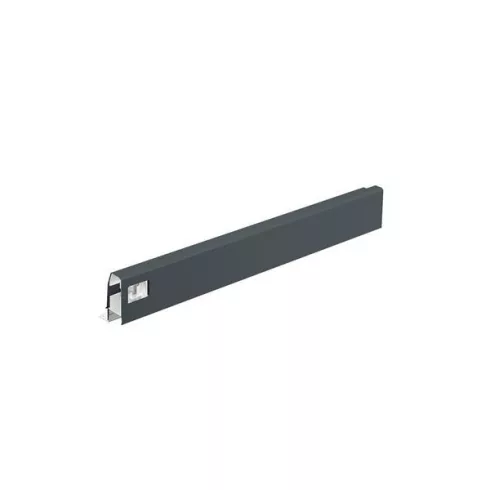 ArciTech Fiók oldalprofil, Fiók oldalprofil magassága 78 mm x NL 500 mm, antracit, jobb