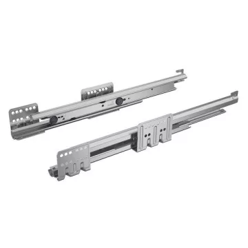   Actro fiók sín Silent System / Push to open Silent-tel, XL (60 kg), 450 mm, Szekrénytest oldal vastgagsága 19 mm (beszerelt szélesség EB 12), bal és jobb