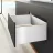   AvanTech YOU Fiók oldalprofil, magasság 251 mm x NL 600 mm, fehér, bal
