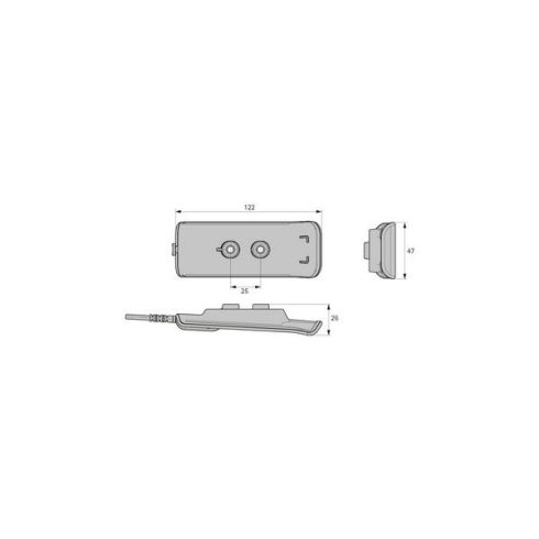 Easy2move handset, fekete