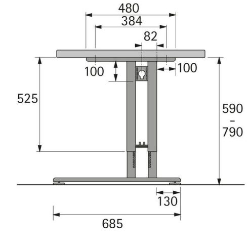 C alapláb magasságállítással