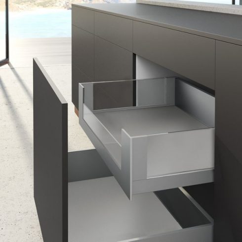 AvanTech YOU Üvegbetét a testreszabható belső előlaphoz, a szekrénytest szélességhez 1200 mm,  fél magasság