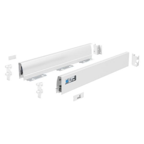 InnoTech Atira Fiók oldalprofil készlet, 470 x  54   mm, fehér, bal és jobb