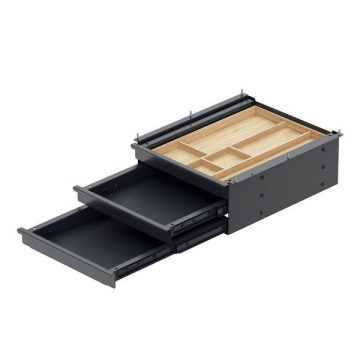 Tri Grip fiókos doboz, fekete