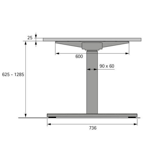 Steelforce Pro 673 SLS Highline 135° XL, fekete