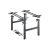 Steelforce Pro 670 SLS Highline Bench, fekete