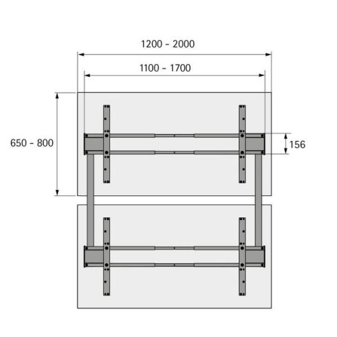 Steelforce Pro 670 SLS Highline Bench, fekete