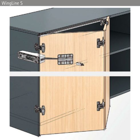 WingLine L/S/230, Push to move és Pull to move szett, könnyű, szürke