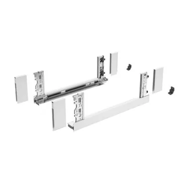   AvanTech YOU Inlay fiók oldalprofil készlet, magasság 187 mm x NL 500 mm,  fehér, bal és jobb