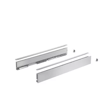   AvanTech YOU Fiók oldalprofil készlet, magasság 77 mm x NL 500 mm, ezüst, bal és jobb