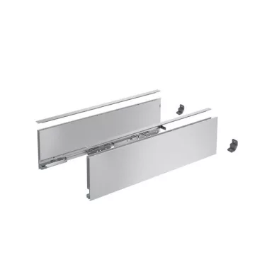   AvanTech YOU Fiók oldalprofil készlet, magasság 139 mm x NL 350 mm, ezüst, bal és jobb