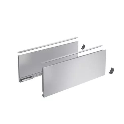 AvanTech YOU Fiók oldalprofil készlet, magasság 187 mm x NL 550 mm, ezüst, bal és jobb