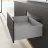   AvanTech YOU Fiók oldalprofil készlet, magasság 187 mm x NL 550 mm, ezüst, bal és jobb