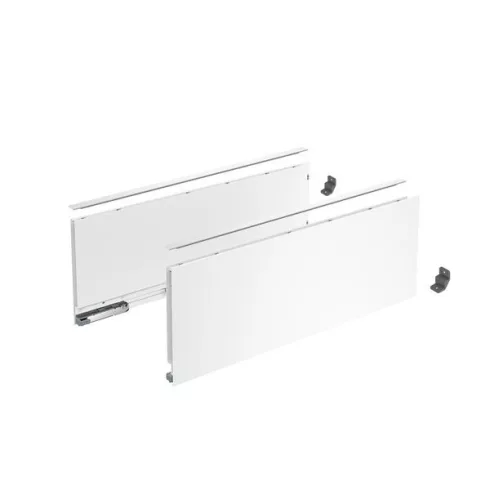 AvanTech YOU Fiók oldalprofil készlet, magasság 187 mm x NL 550 mm, fehér, bal és jobb