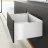   AvanTech YOU Fiók oldalprofil készlet, magasság 251 mm x NL 350 mm, fehér, bal és jobb
