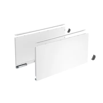   AvanTech YOU Fiók oldalprofil készlet, magasság 251 mm x NL 650 mm, fehér, bal és jobb