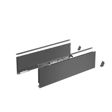   AvanTech YOU Fiók oldalprofil készlet, magasság 139 mm x NL 300 mm, antracit, bal és jobb