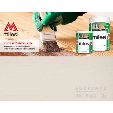   MILESI XGT 9002, Trend Viaszos Vékonylazúr- RAL 9002 szín – Csak Lucfenyőre