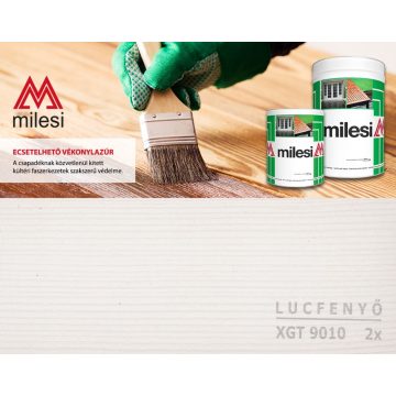  MILESI XGT 9010, Trend Viaszos Vékonylazúr- RAL 9010 szín – Csak Lucfenyőre